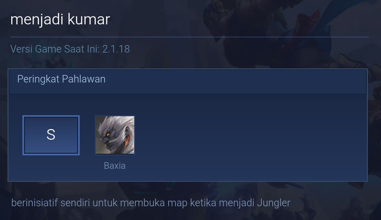 cobalah menjadi kumar