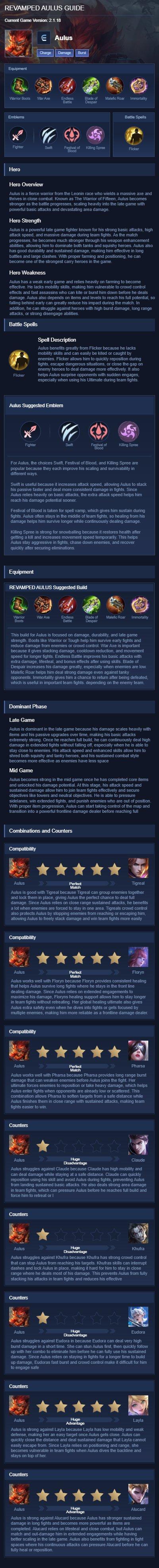REVAMPED AULUS GUIDE