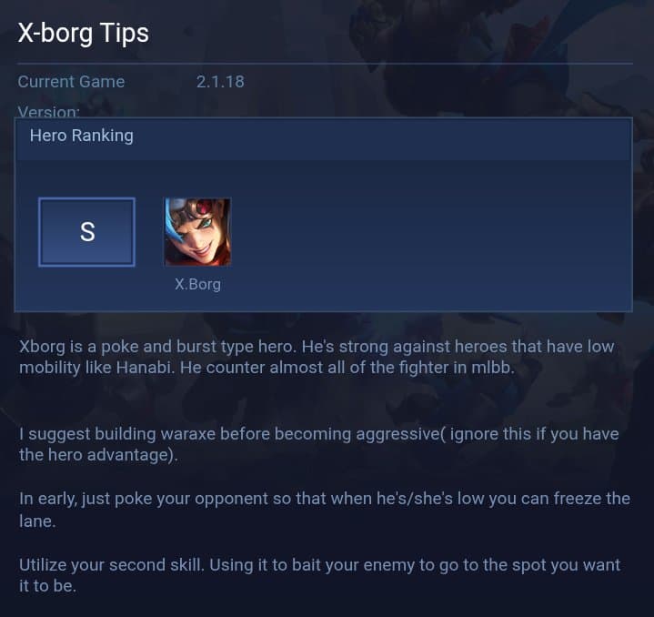 X-borg Tips