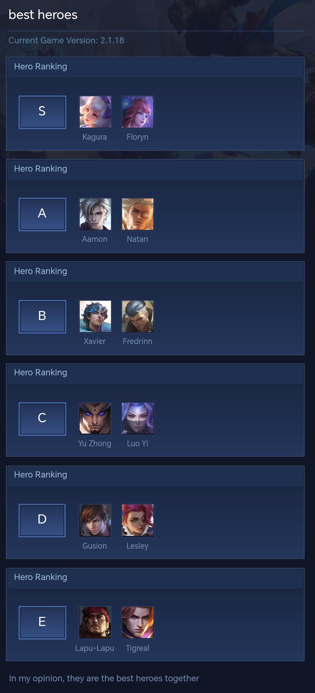 best heroes