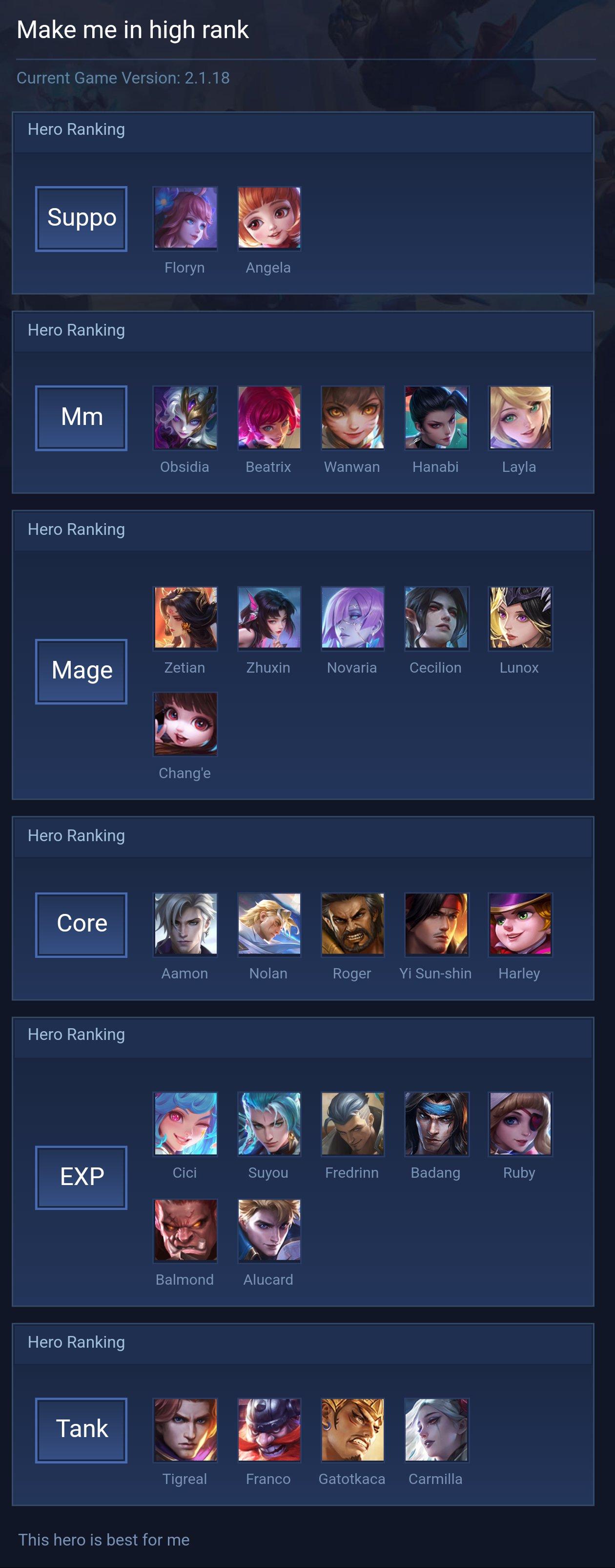 Make me  in high rank