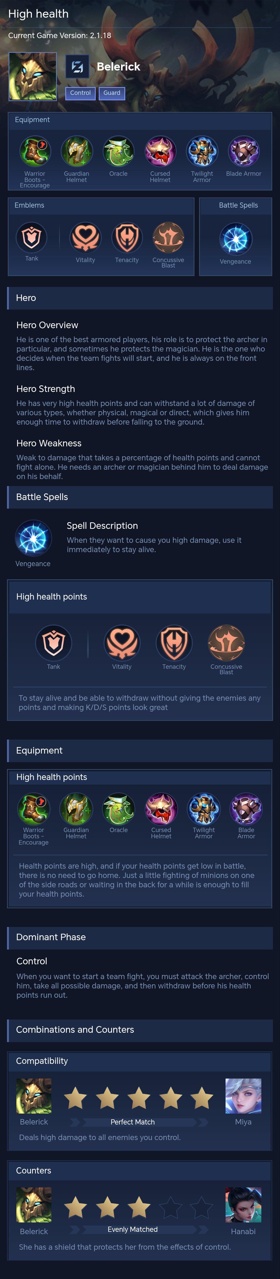 High health