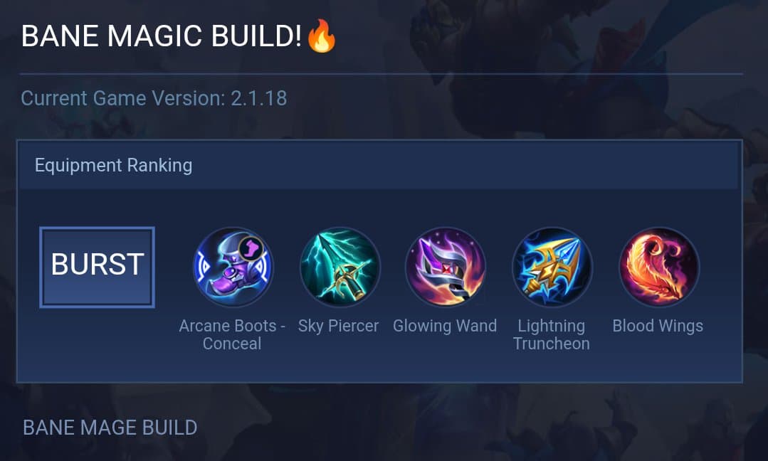 BANE MAGIC BUILD!🔥