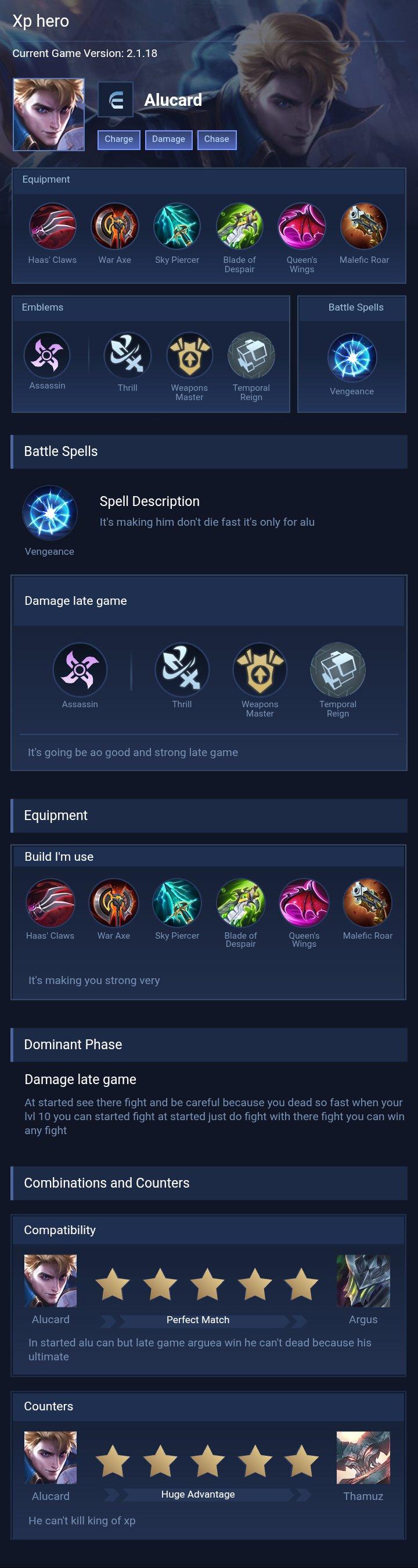 Xp hero