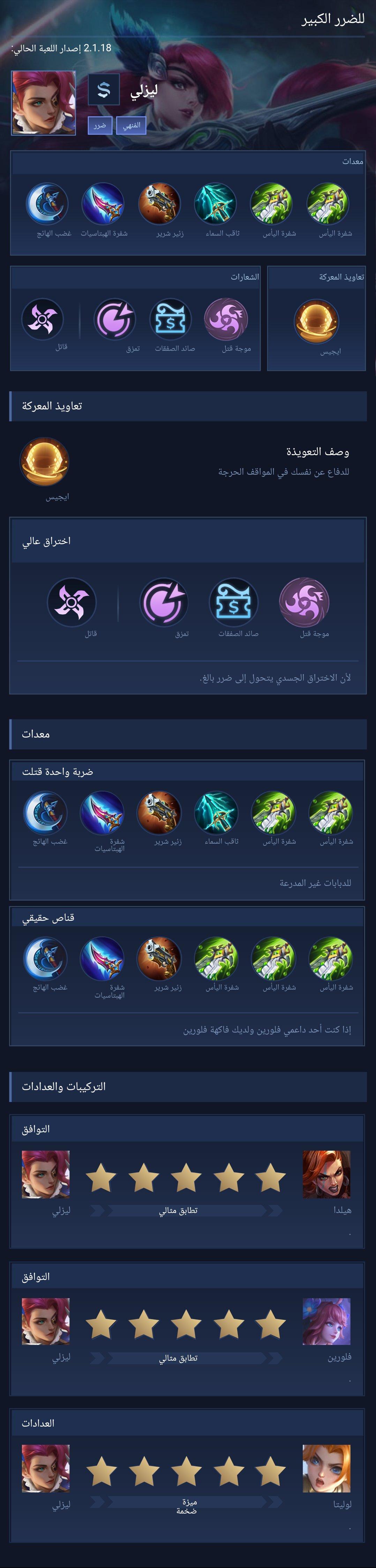 For high damage