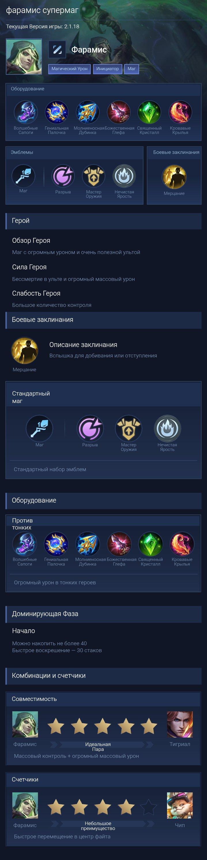 фарамис супермаг