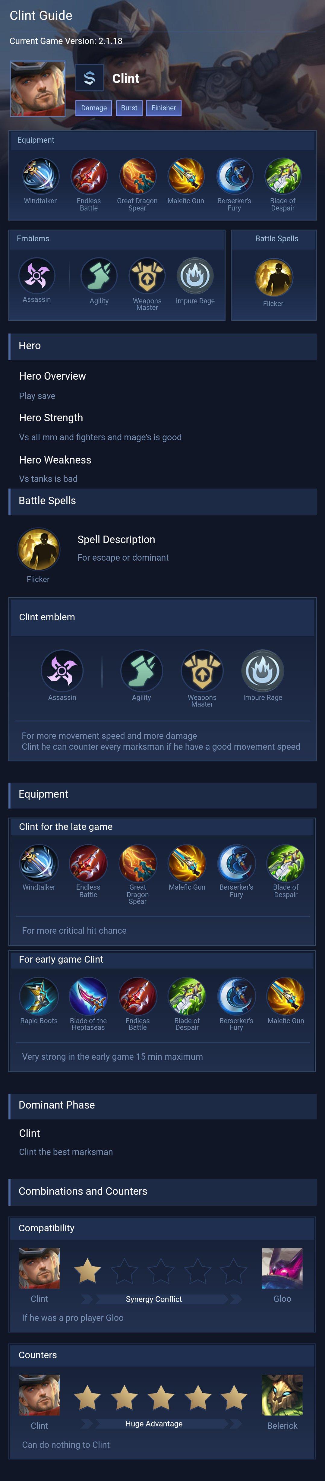 Clint Guide