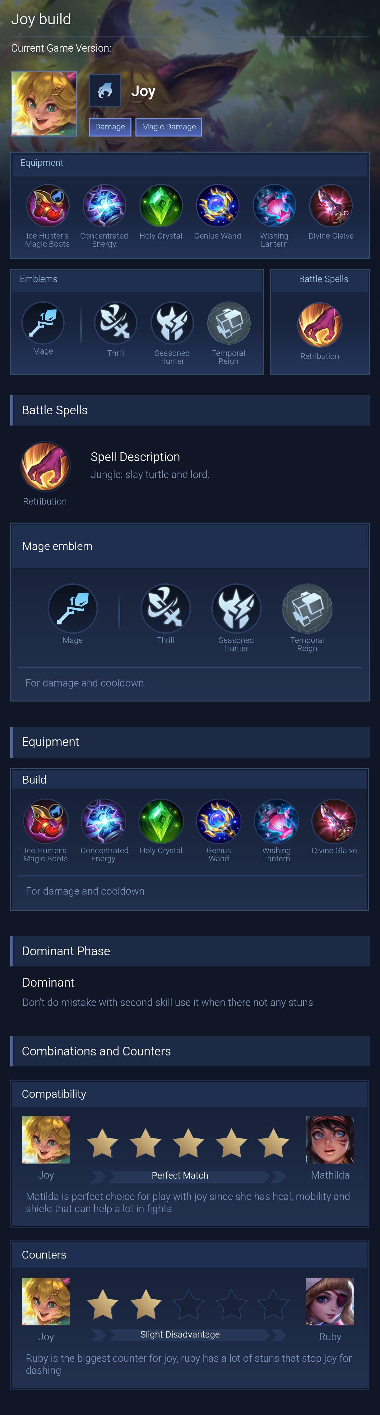 Joy build
