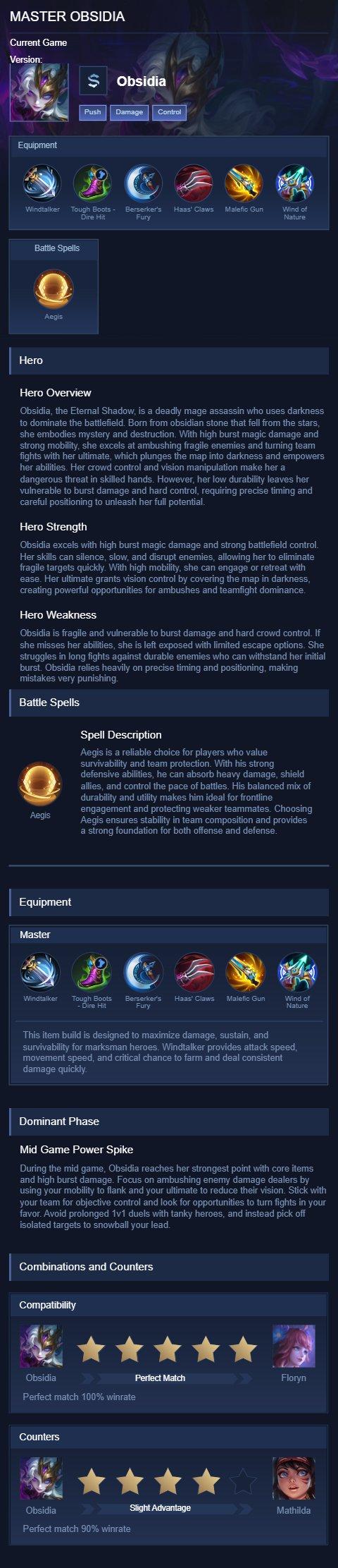 MASTER OBSIDIA