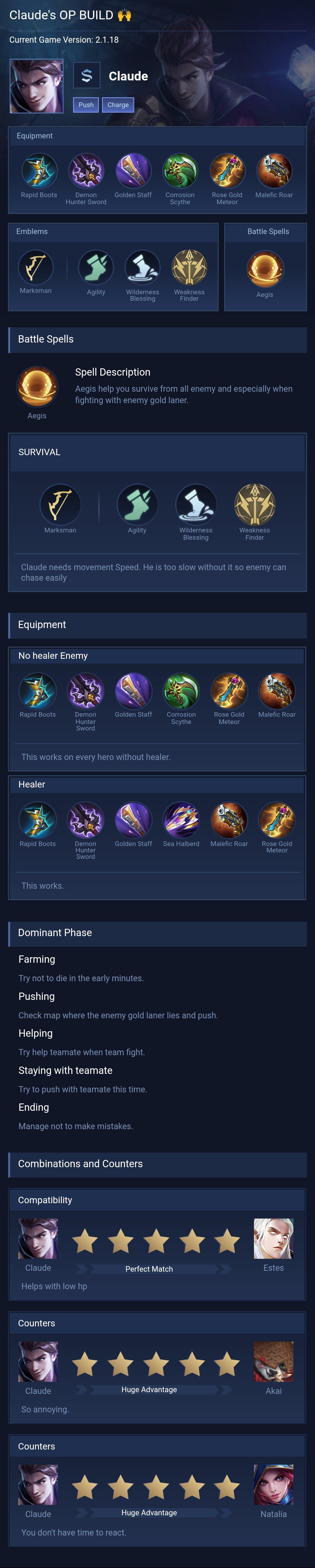 Claude's OP BUILD 🙌