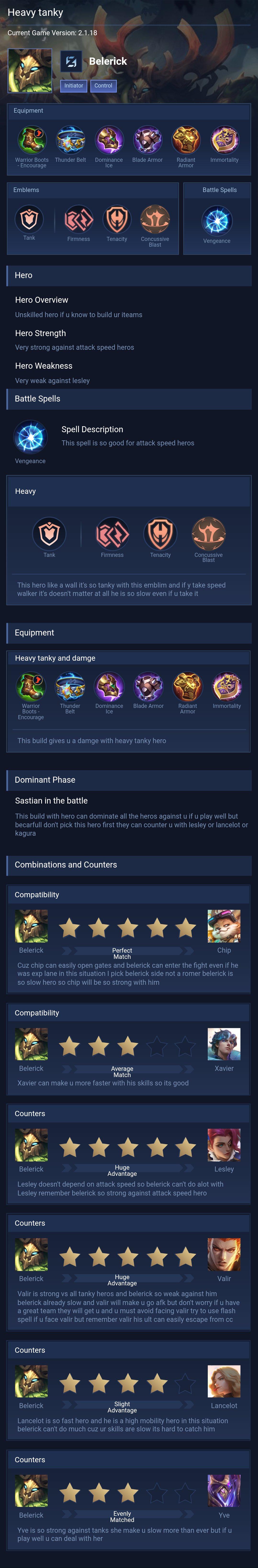 Heavy tanky