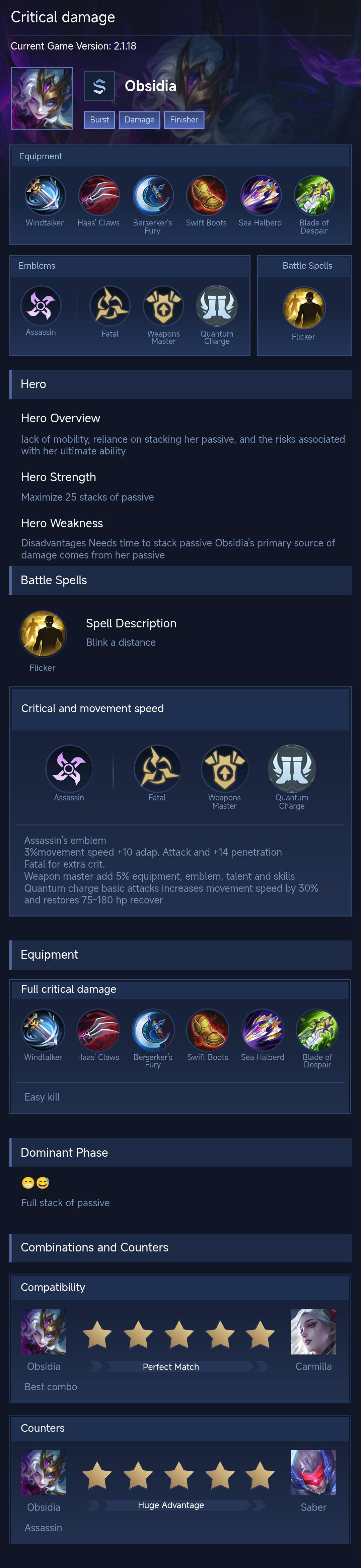 Critical damage