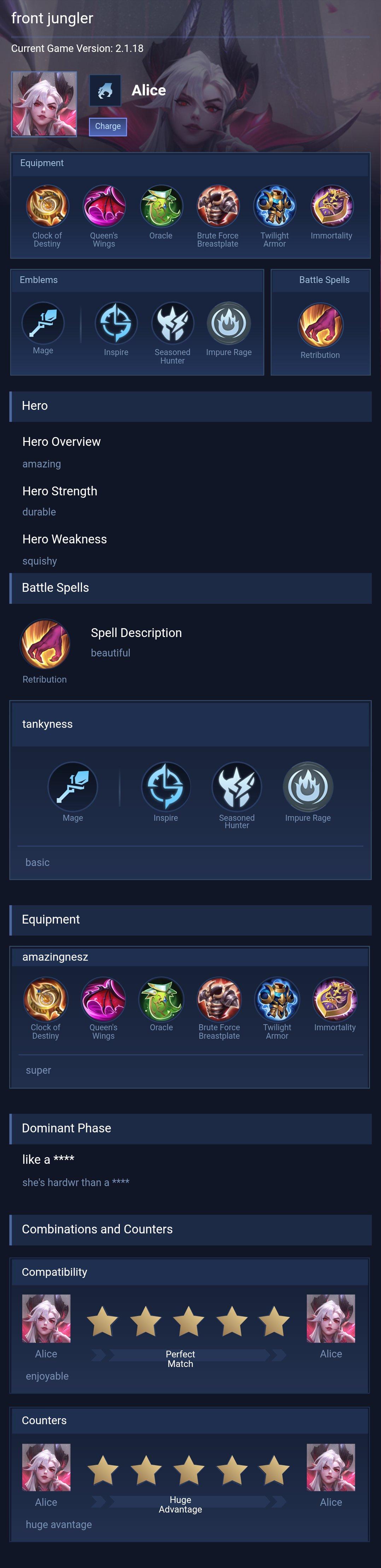front jungler