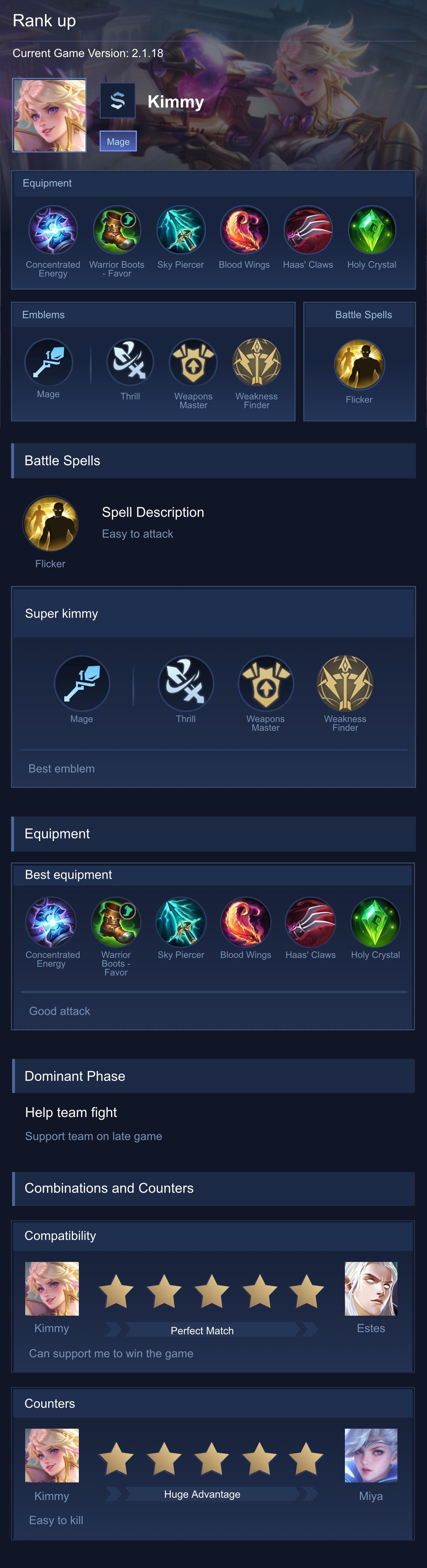 Rank up