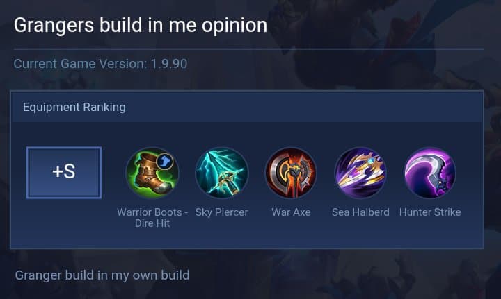 Grangers build in me opinion