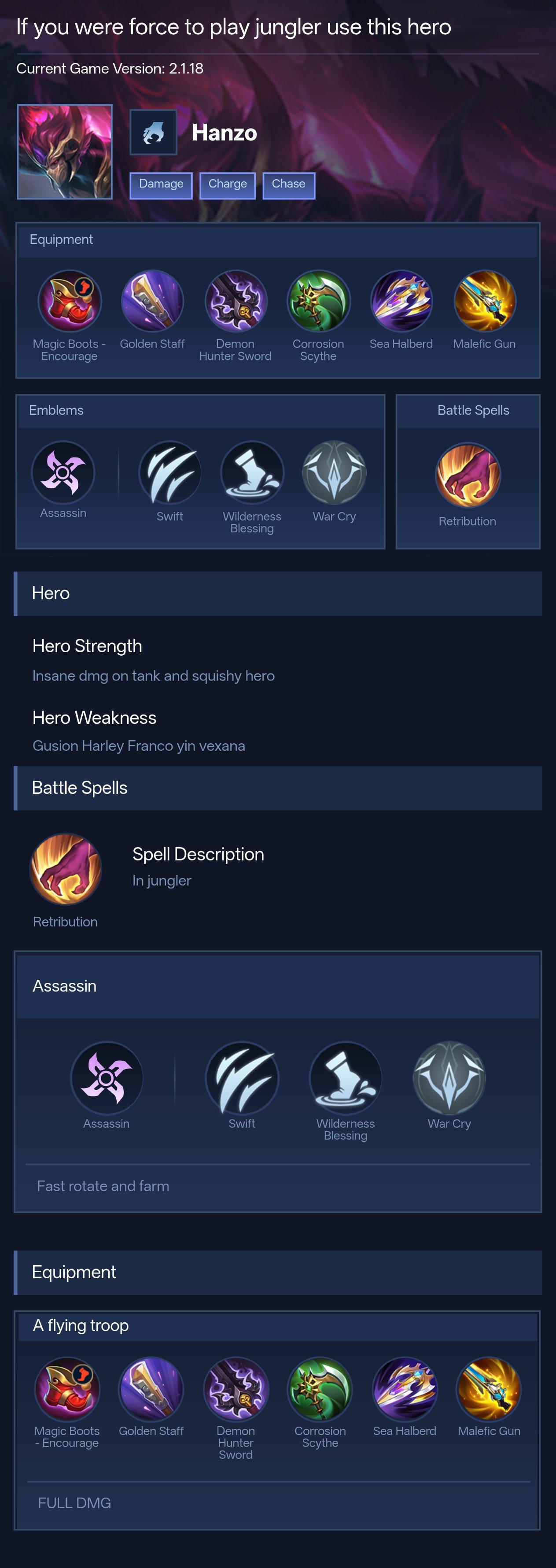 If you were force to play jungler use this hero