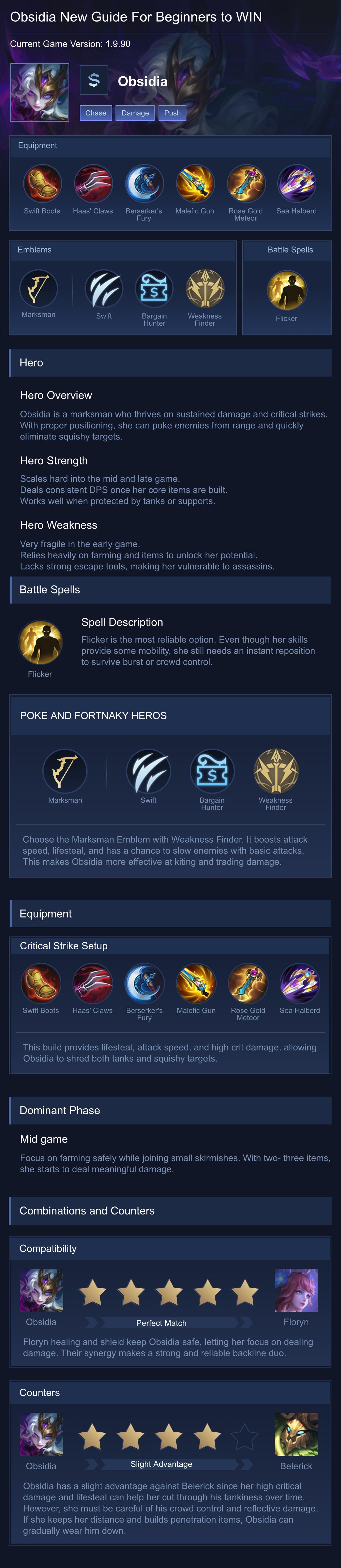 Obsidia New Guide For Beginners to WIN
