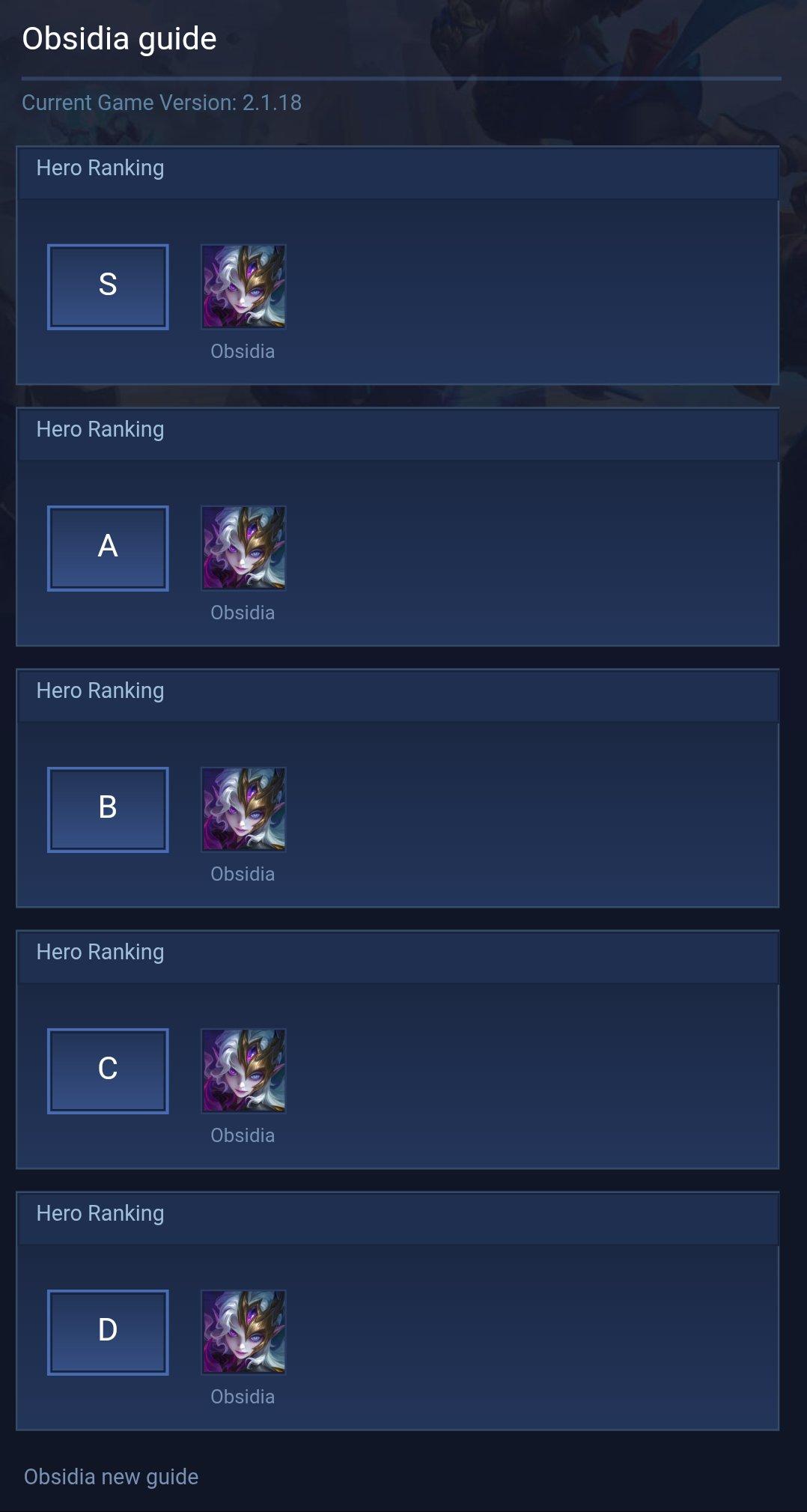 Obsidia guide
