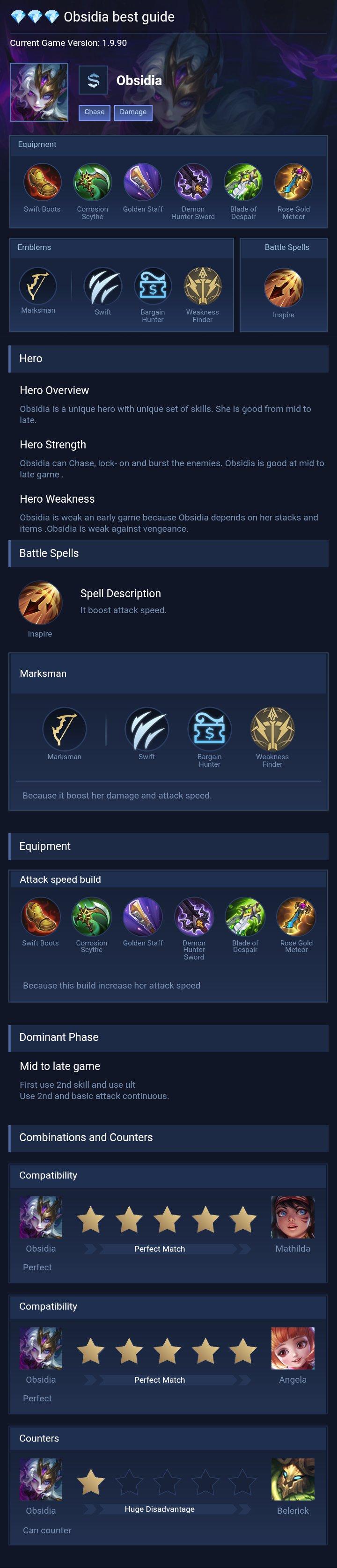 💎💎💎 Obsidia best guide