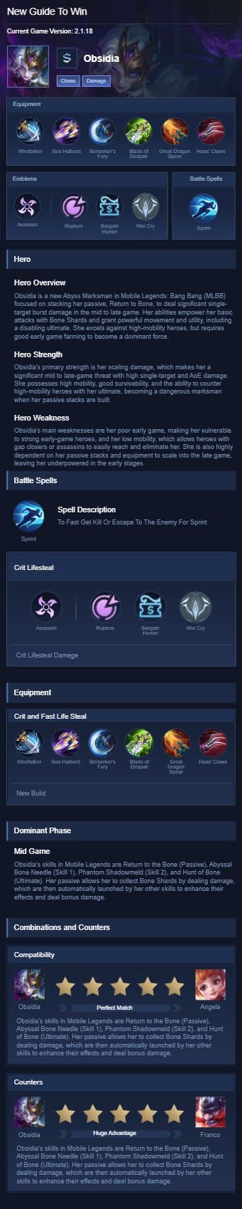 New Guide To Win