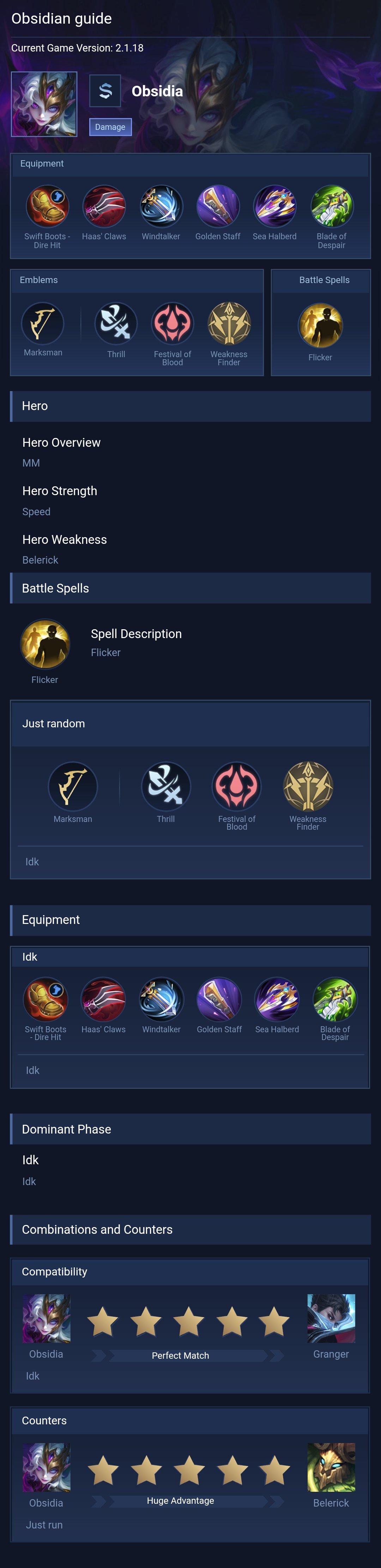 Obsidian guide