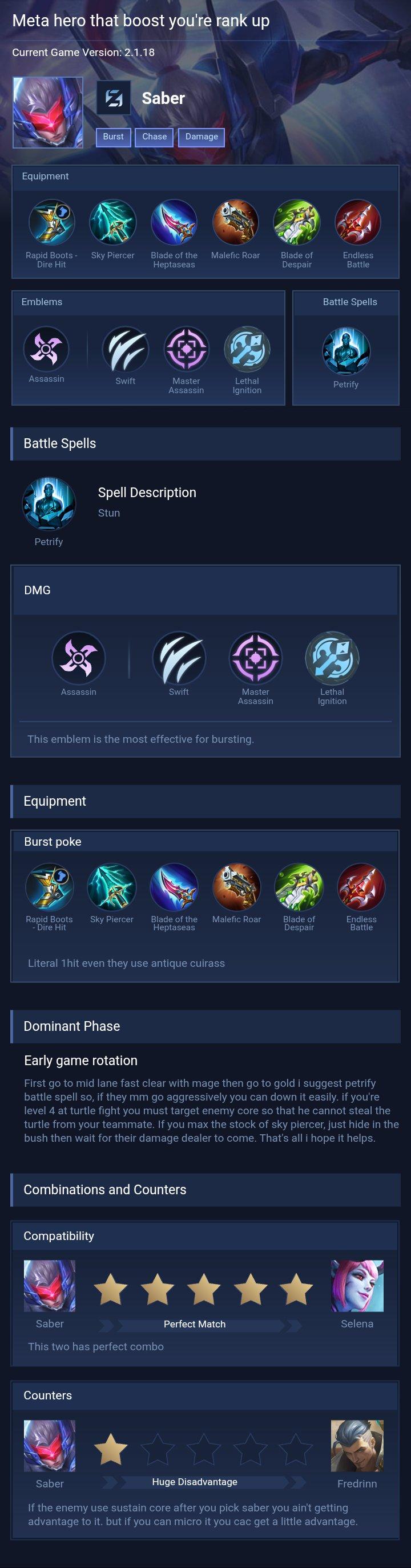 Meta hero that boost you're rank up