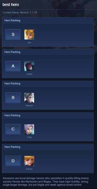 best hero