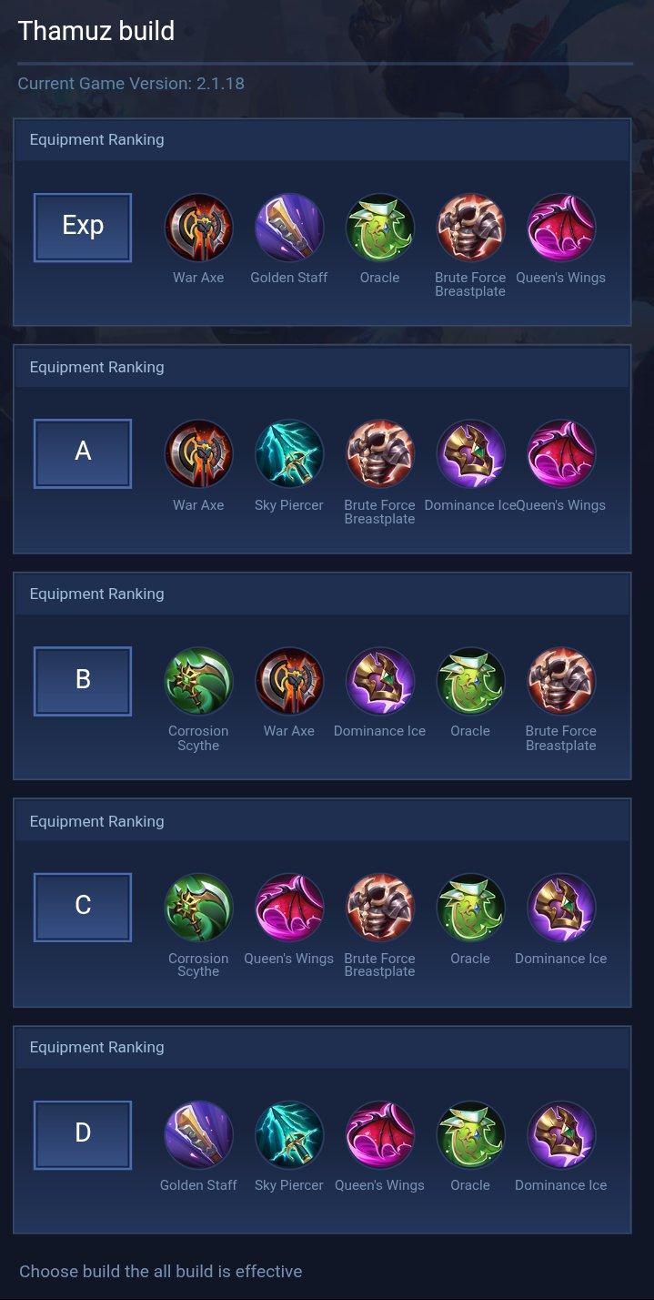 Thamuz build