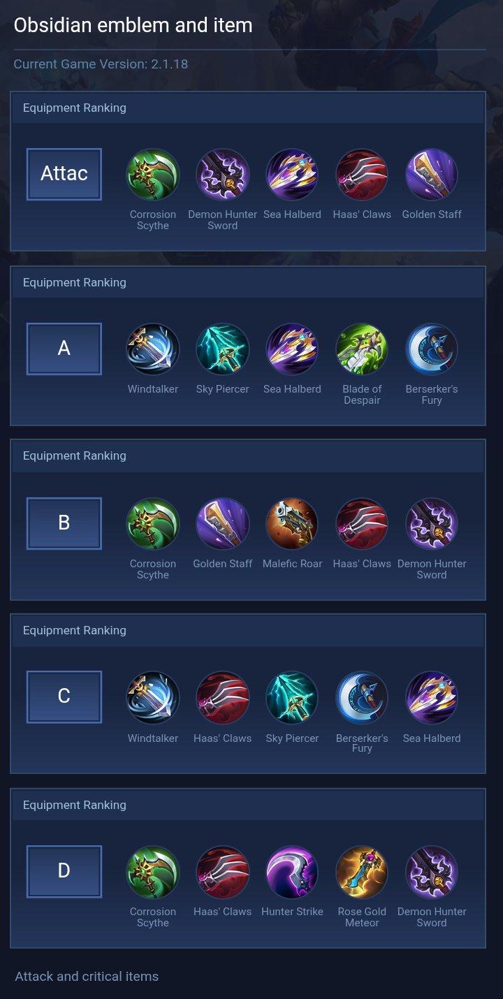 Obsidian emblem and item