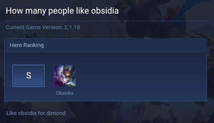 How many people like obsidia
