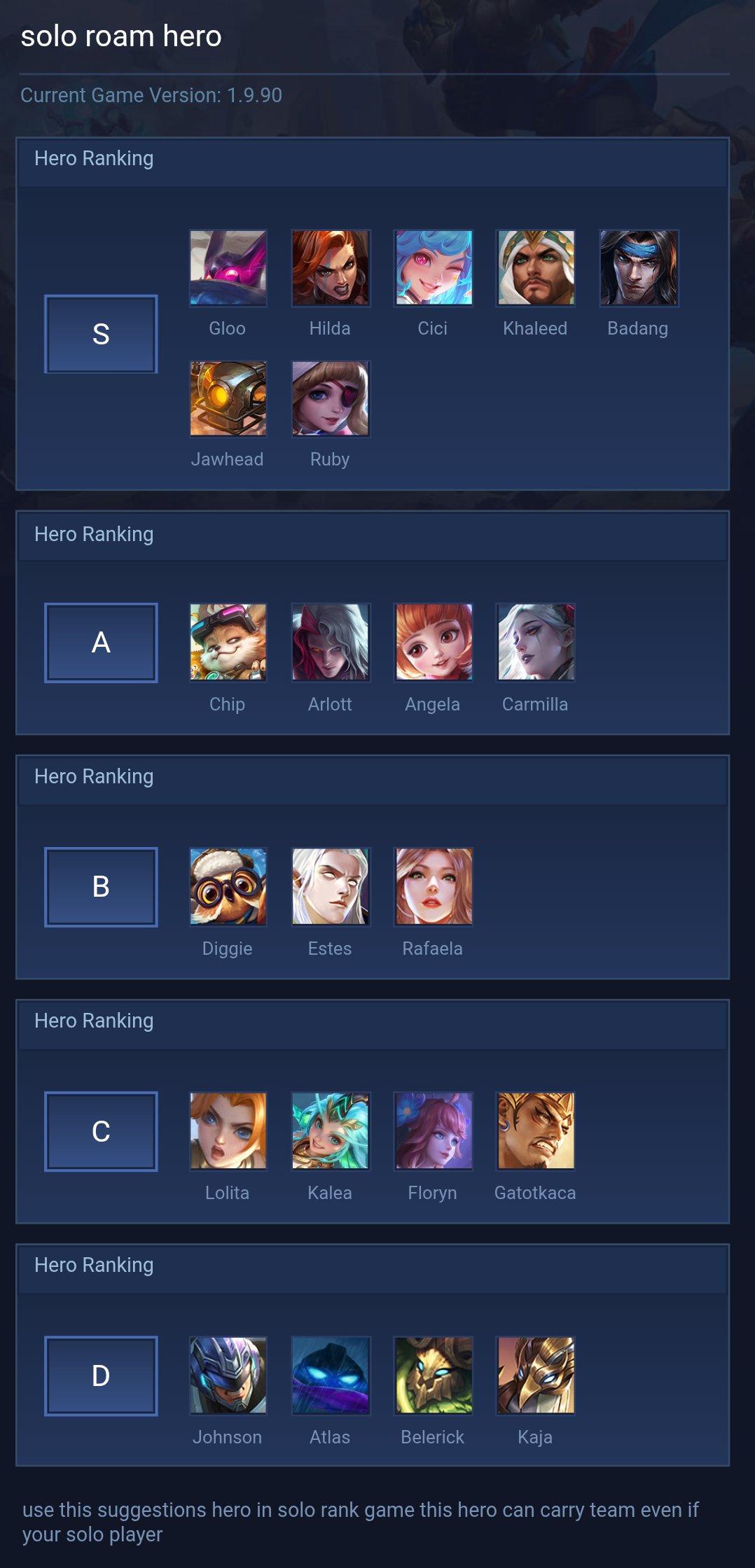 solo roam hero