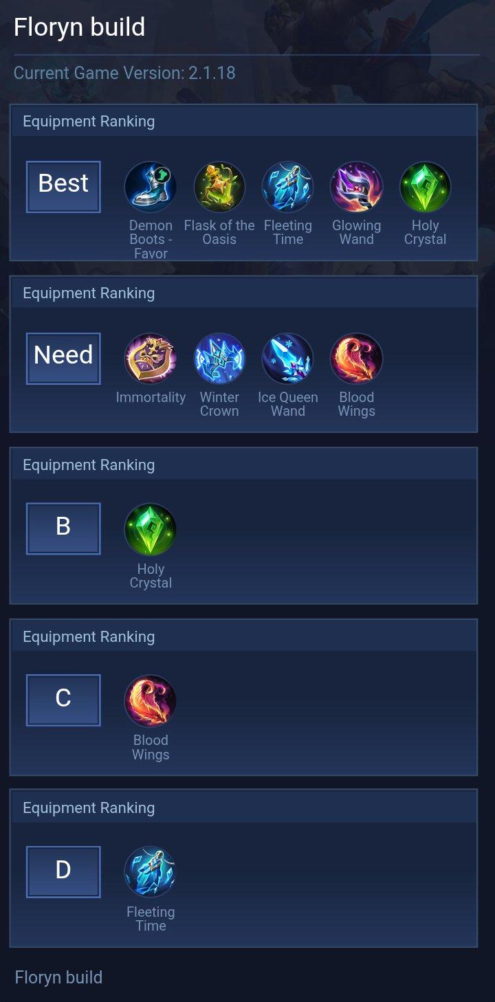 Floryn build