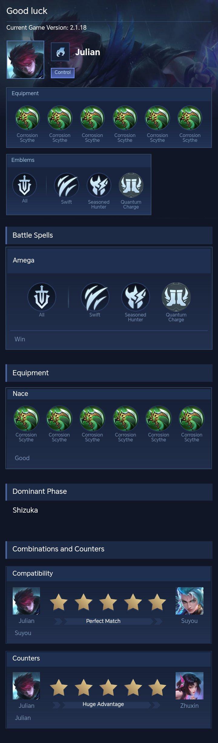 Good luck