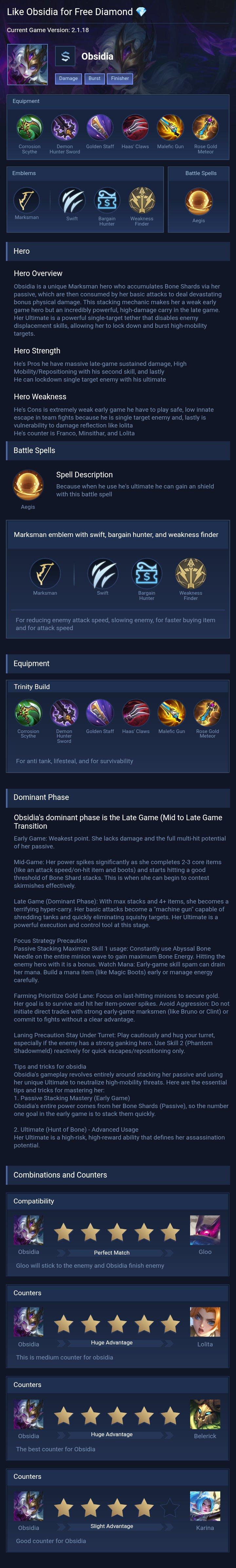 Like Obsidia for Free Diamond 💎