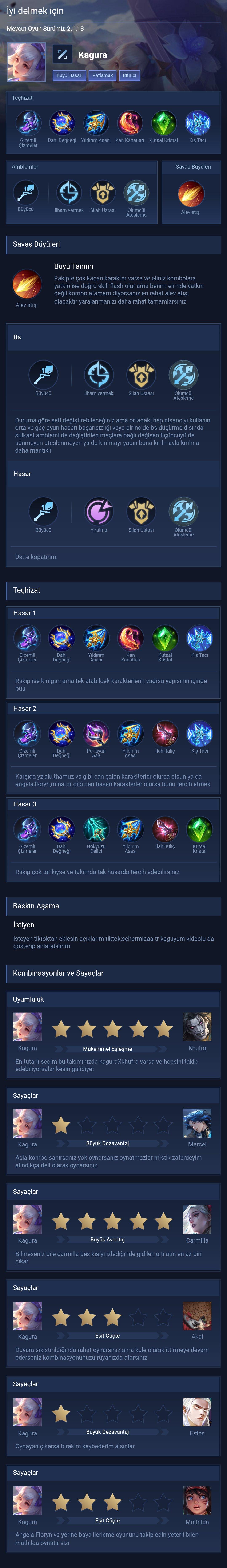 Iyi oymamak için