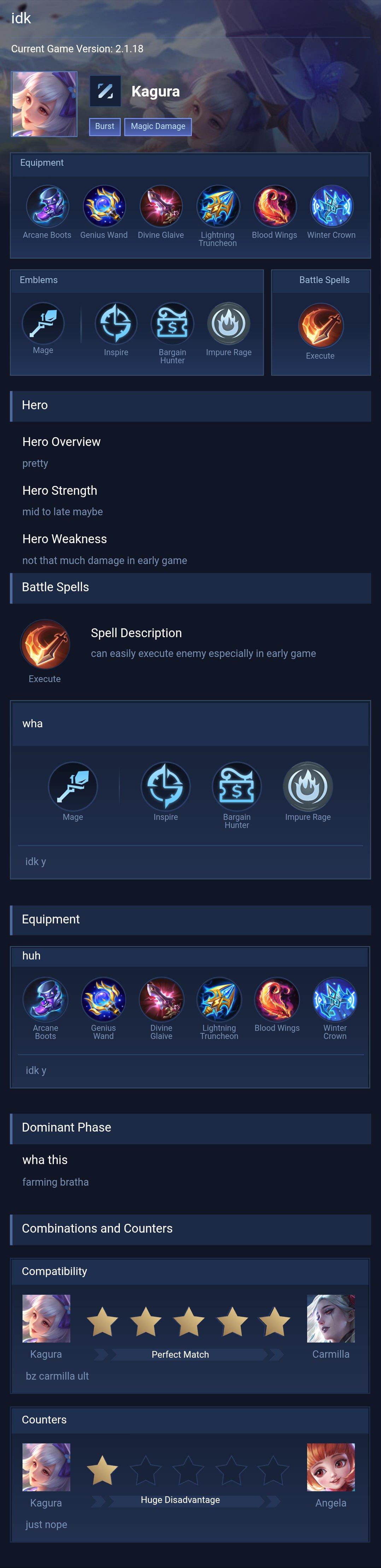 idk