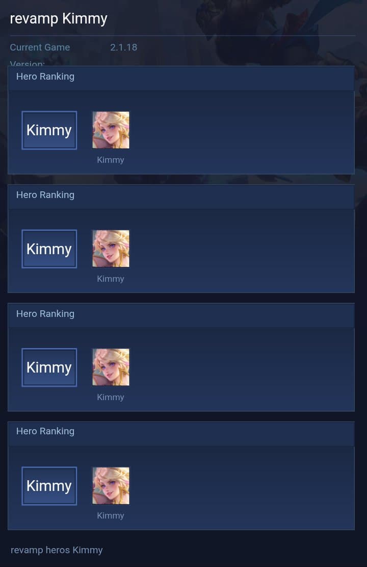 revamp Kimmy