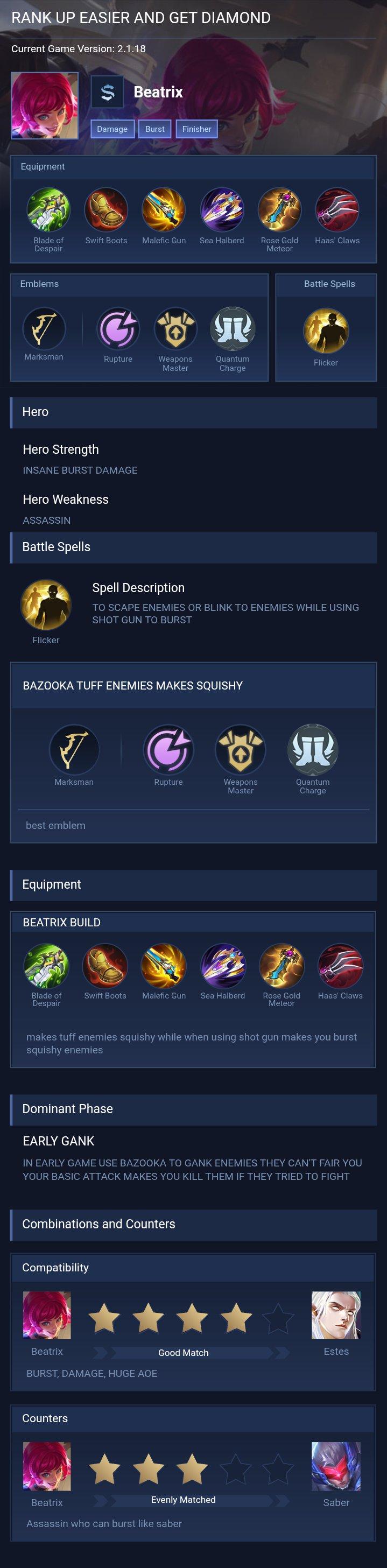 RANK UP EASIER AND GET DIAMOND