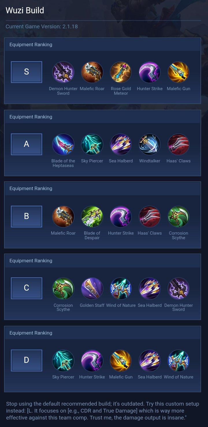 Wuzi Build