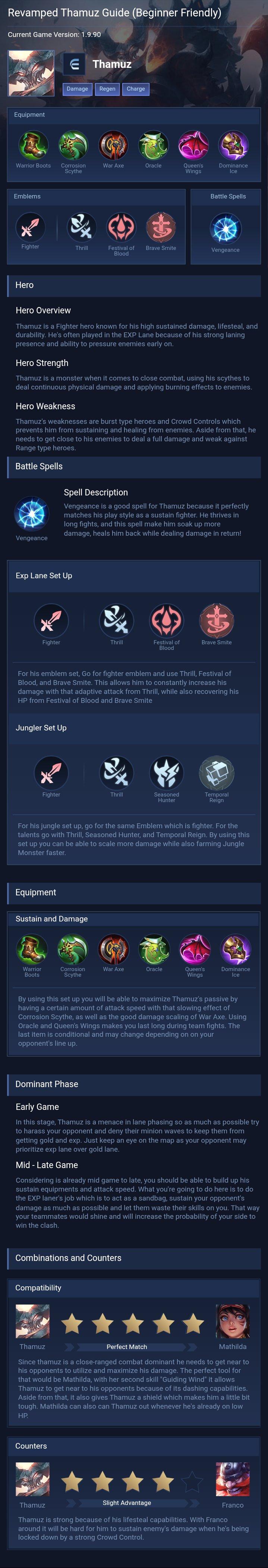 Revamped Thamuz Guide (Beginner Friendly)