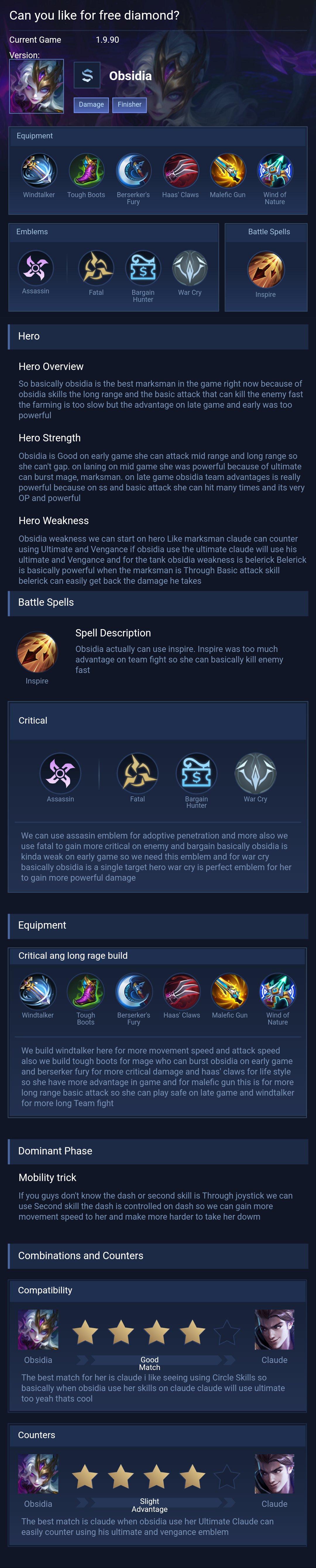 Can you like for free diamond?
