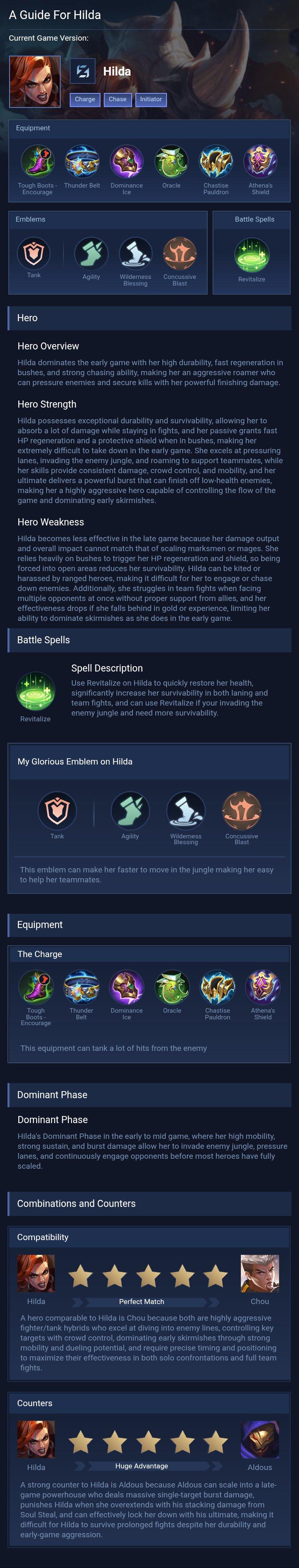 A Guide For Hilda