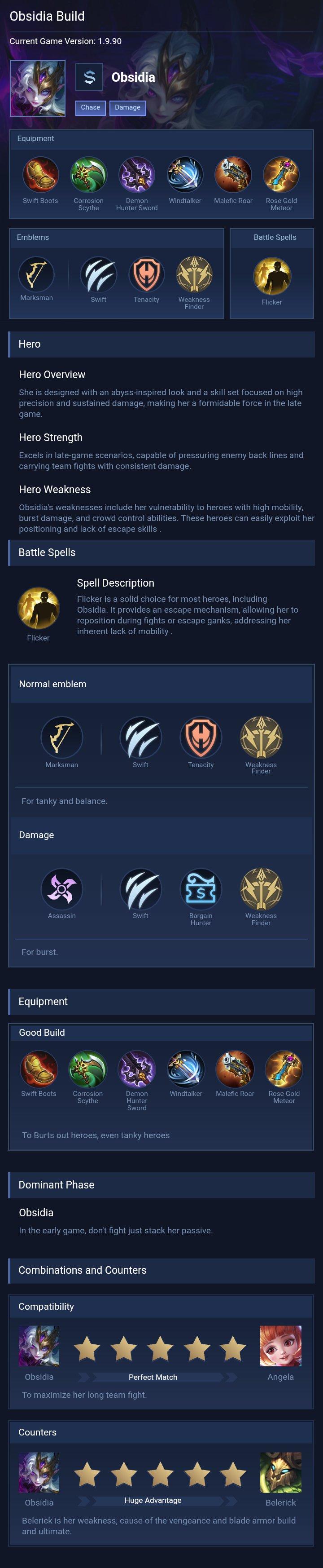 Obsidia Build
