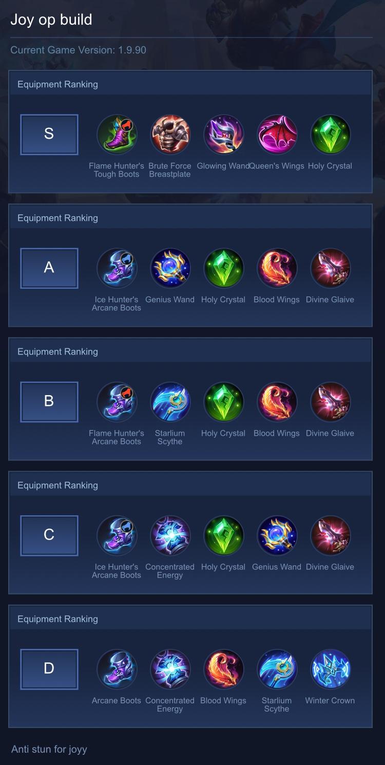 Joy op build