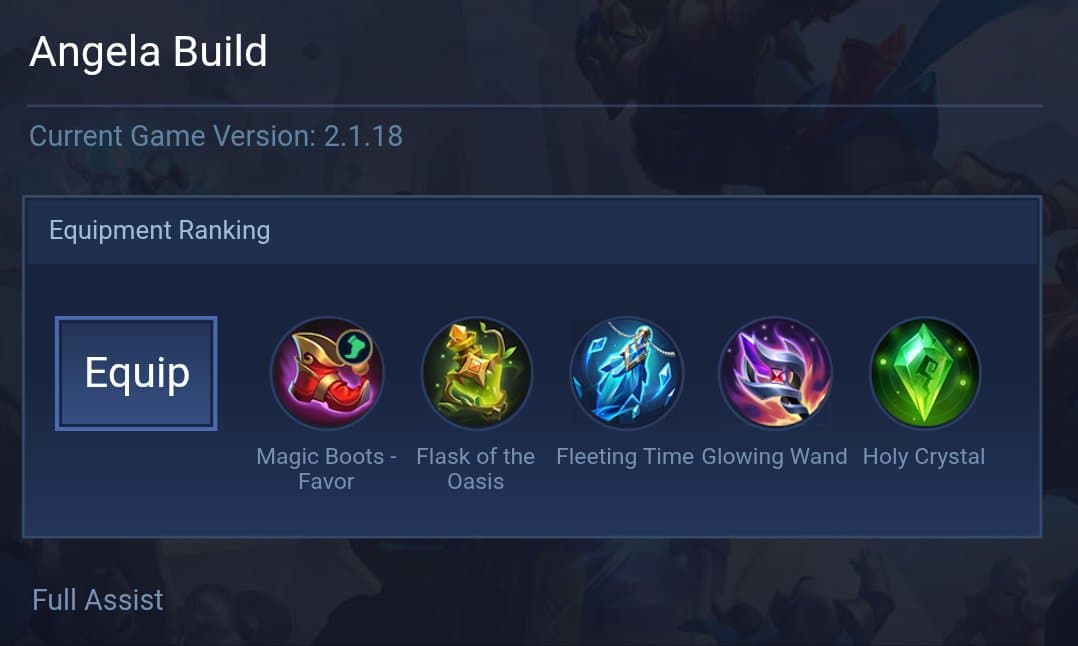 Angela Build