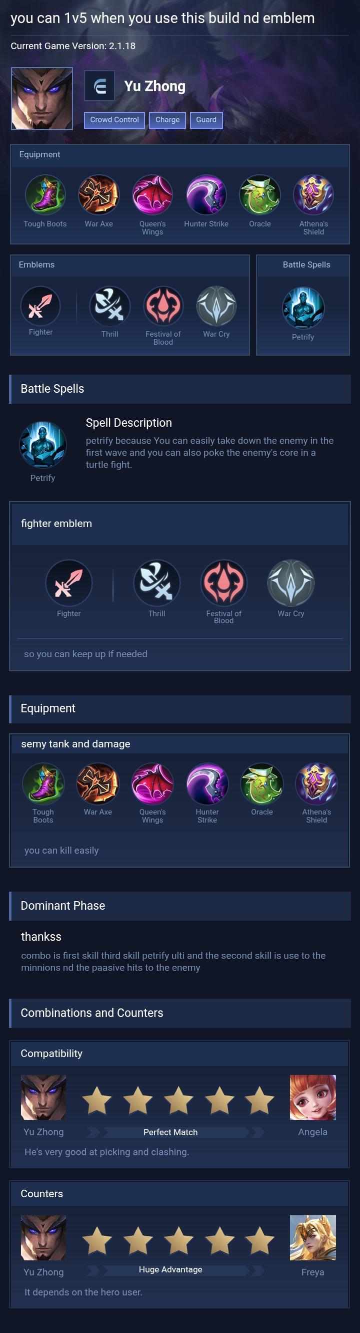 you can 1v5 when you use this build nd emblem