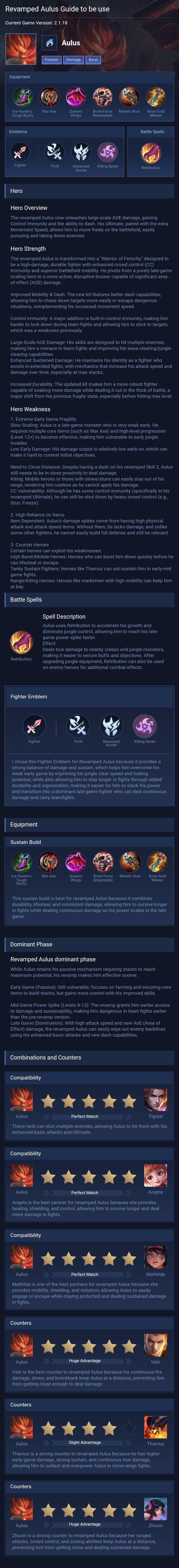 Revamped Aulus Guide to be use