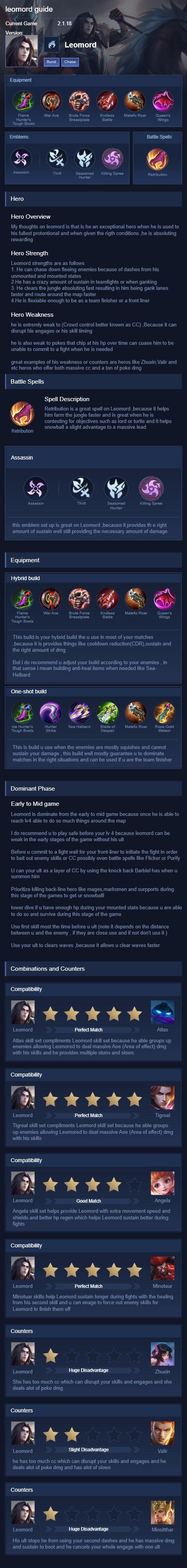 leomord guide