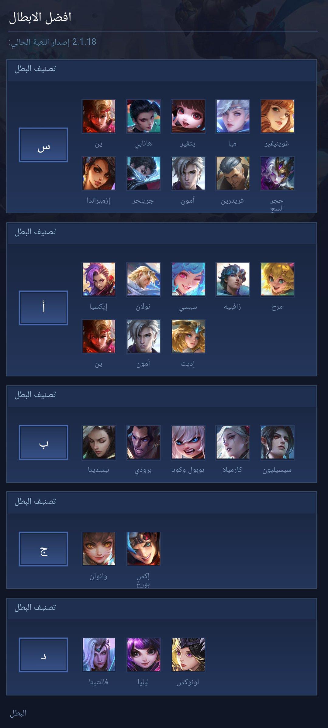 افضل الابطال