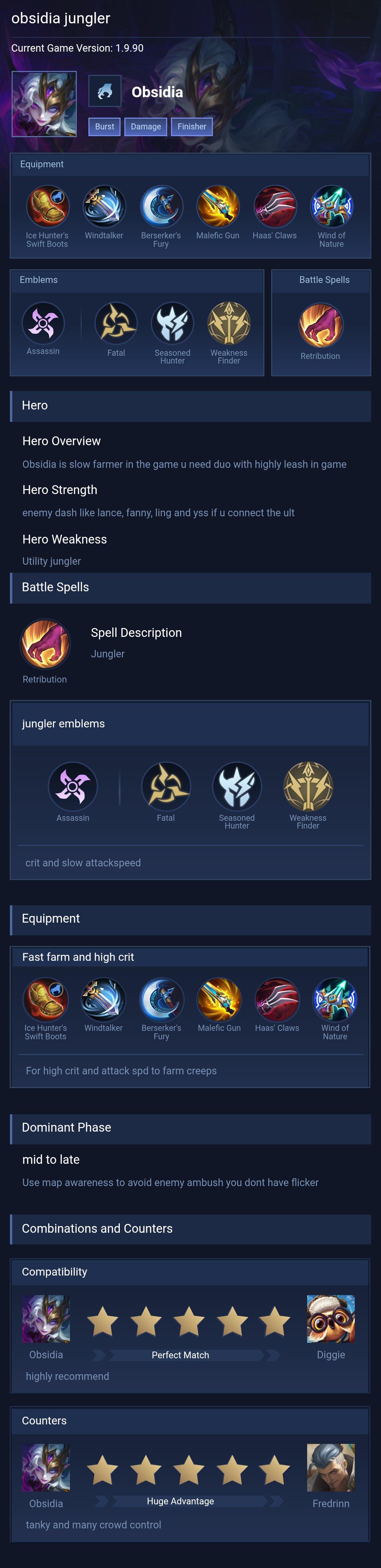 obsidia jungler